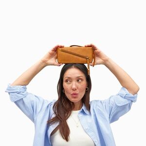 NWOT FREE PEOPLE- Distressed Vegan Wallet